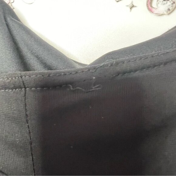 City triangles dress gown tiered ruffle frilly detail beaded black milkmaid tank - Picture 9 of 12